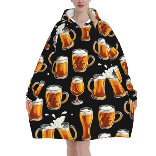 Sweat plaid flanelle bière pour des soirées cocooning canapé