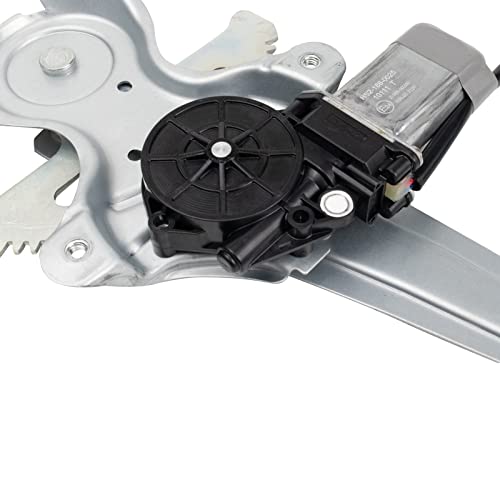 Image of TRQ Rear Passenger Side Power Window Motor and Regulator Assembly Compatible with 2012-2017 Toyota Camry
