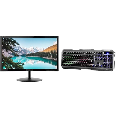 Image of ZEBRONICS Zeb-V19Hd 18.5 Inch (46.99 Cm) Led Monitor with Supporting Hdmi, Vga Input, Hd 1366 X 768