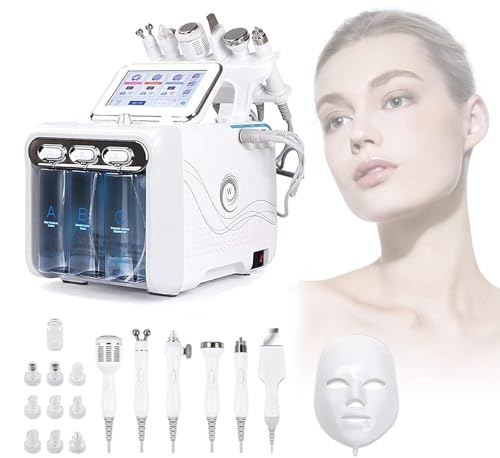 7 en 1 Faciale Hydroélectrique Machine Professionnel,de Soins de La Peau de Hydrofaciaire Microdermabrasion Exfoliante Petit Appareil De Bulles éliminer Les...