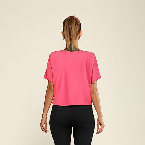 Image of BlissClub Women's Cotton Solid Regular Fit Tshirt