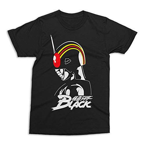 Camiseta Kamen Rider Black Tokusatsu Preta Adulto Unissex (GG)