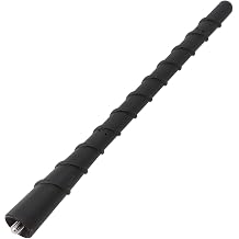 Black 7 Inch Short Antenna Mast AM/FM Replacement OE 22969192 for Nissan Rogue Chevrolet 2008-2016 ABS Material