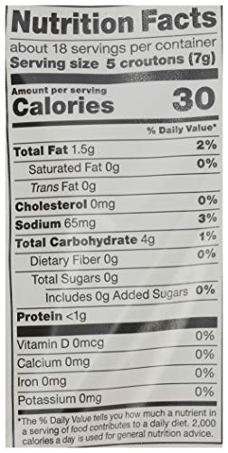 Image of 365 by Whole Foods Market, Organic Butter And Garlic Croutons, 4.5 Ounce (Pack of 2)
