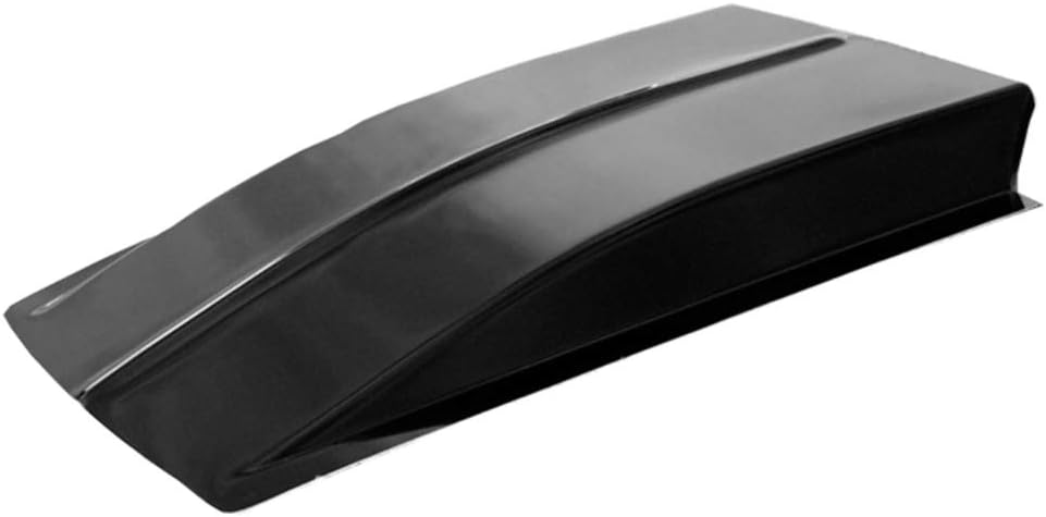 Harwood HRD-1107: Hood Scoop, Cowl Induction, 43 in. Long, 28 in. Wide, 4 in. Tall, Fiberglass, Black Gelcoat, Each