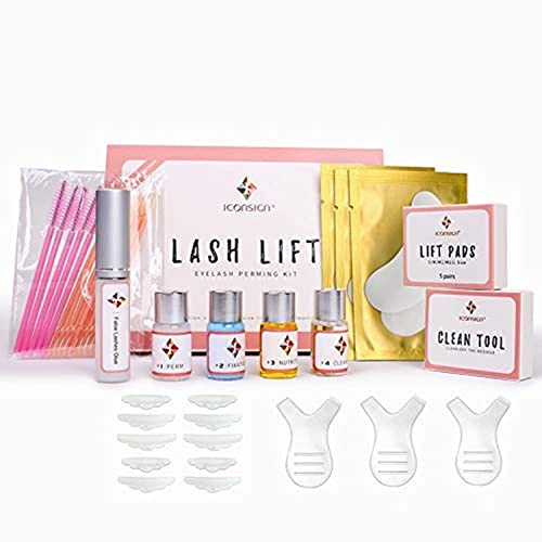 ICONSIGN ESSNS New Updated Eyelash Perming Kit for Eyelash Grooming and Lifting With Additional Tools