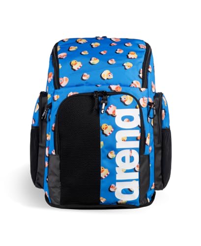 Image of ARENA Spiky III Backpack 45 Swimming Athlete Sports Gym Rucksack Large Training Gear Equipment Swim Bag for Men and Women, 45 Liters, Ducks