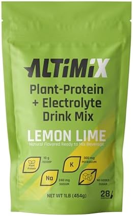 Protein + Electrolyte Drink Mix | Lemon Lime | 1 Lbs | 28 Serving...