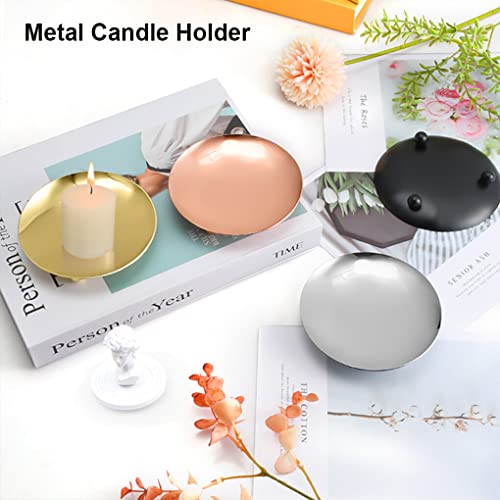 irene inevent Castiçal Suporte para velas Festival Pilar Placa Doméstica , Prata