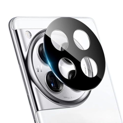 Image of ZARALA Glass Camera Lens Protector For OnePlus 12R [9H Hardness] [6D Lens Protector ] [Easy Installation] Black (OnePlus 12R)