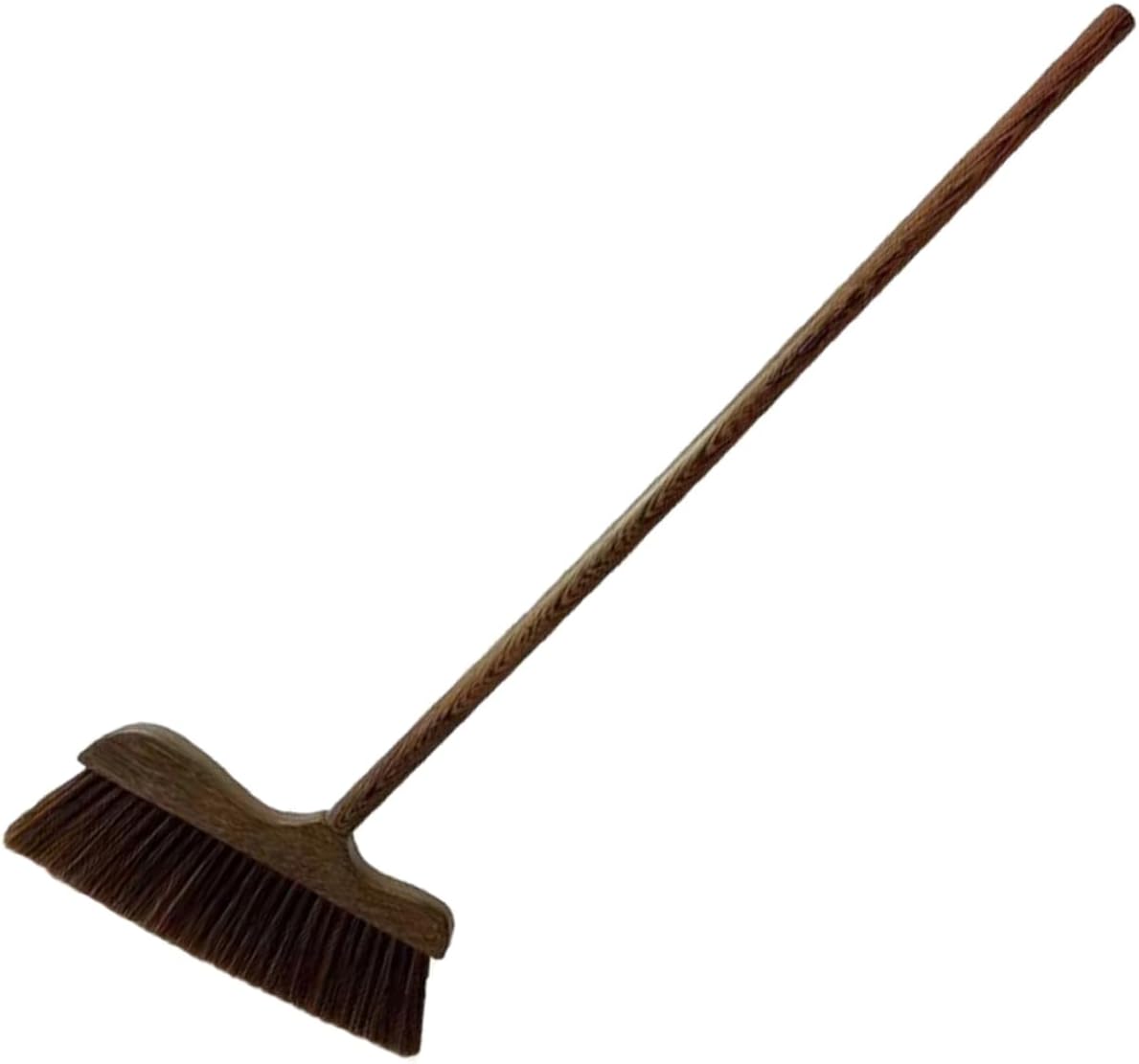 Long Handle Wood Broom Soft Bristles Kitchen Broom Reusable Home Garden Use