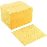 Global Industrial Single Layer Hazmat/Chemical Absorbent Pad, Heavy Weight, 15