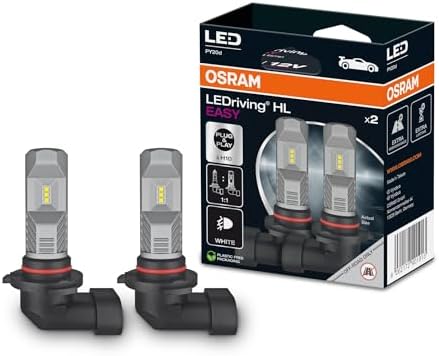 Kit of 2 LEDriving HL EASY H10 ECO PACKAGING bulbs Osram 9145DWESY-2HB