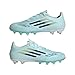 adidas Women's F50 Sparkfusion League Low Firm Ground/artificia Sneaker, Almost Blue/Dusky Petrol/Hi-Res Yellow, 5