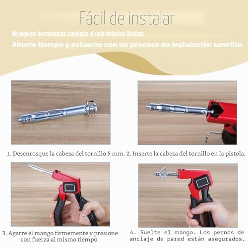 Miniatura 3 de Alicates De Montaje Para Juego De Tacos Para Cavidades, Juego De Alicates Para Espigas 30 Piezas, Fijaciones Para Cavidades De Cartón Metálico, Tornillos M4m5m6, Para Reparaciones, Montaje
