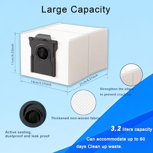 Image of Pymin 26Pcs Accessories for Dreame L40 Ultra (Gen 2) / X40 Ultra / X40 Master / D30 Ultra, for MOVA P10 Pro Ultra (Gen 2) / P50 Pro Ultra,Mop Pads *4 Dust Bag*8 Filter HEPA*6 Main Brushes*2 Side Brushes*4