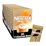 Picture of NESCAFÉ LATTE Caramel Instant Coffee Sachets x7 (Pack of 6, Total 42 Sachets)