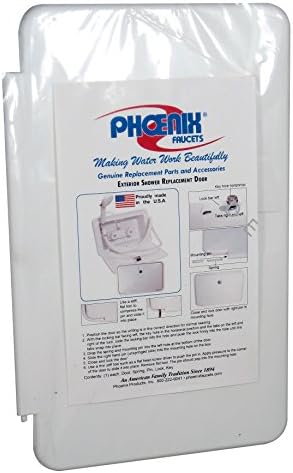 Valterra Phoenix Faucets PF267001 Replacement Exterior Shower Door - White