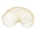 10 PCS Wooden Dream Catcher Hoops Rings Bamboo Dreamcatcher Macrame Rings for Dream Catcher and DIY Craft 20CM Diameter