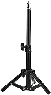 Aluminum tripod with 3-way folding studio photography light holders flash speedlight umbrella stand 1/4 head lighting stands bracket tripod size 500mm -black