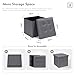 B FSOBEIIALEO Storage Ottoman Cube, Toy Chest Folding Footrest for Living Room Seat, 12.6