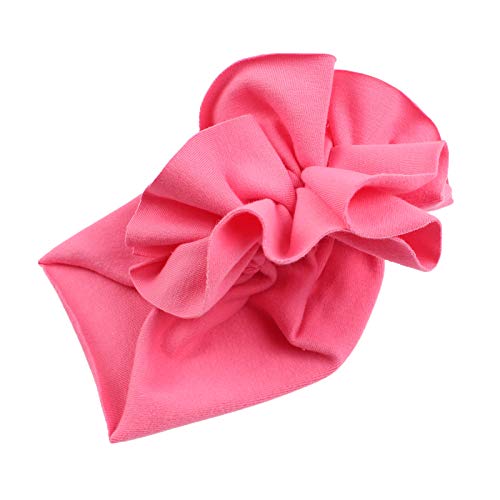 Jangannsa Cotton Newborn Baby Girl Hats Colorful Flower Newborn Hat India Toddler Cap For Baby 0-24 Months Spring (White+Black+Pink+Rose Red+Purple, 0-24 Months) #TOP4