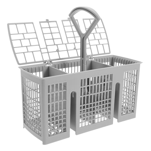 SHINEOFI Cesta Organizador de Cubiertos Lavavajillas Soporte de Utensilios y Duradero de Drenaje Compatible