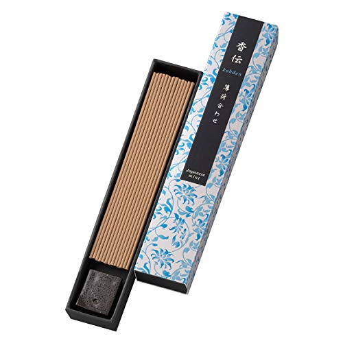 日本香堂(Nippon Kodo) 香伝 薄荷合わせ スティック４０本入 香立付のサムネイル