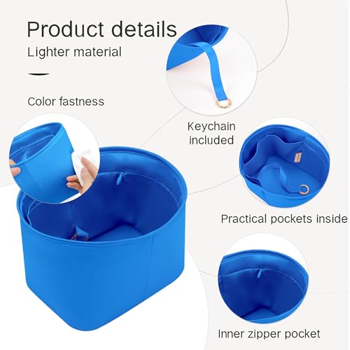 Image of Fits for Picotin Bag Insert Organizer For Hermes(22,Aztec Blue)