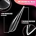 Ranrose Long Almond Nail Tips: 240pcs Nail Tips Full Cover False Nail 12 Sizes Half Matte Pre-shape Acrylic Almond Shaped Press On Nail Tips DIY Nail Salon