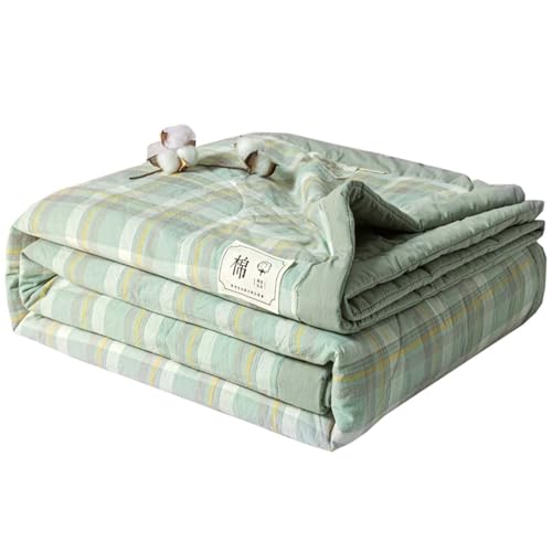 Yekuhe Edredones de Verano Colcha Cama 150/180/200, Color Sólido Reversible Acolchada Colchas Cubre Cama Individual o Matrimonio Multiusos Ligera y Suave Colcha Cama(Color 25,200x230cm/only 1 Quilt)