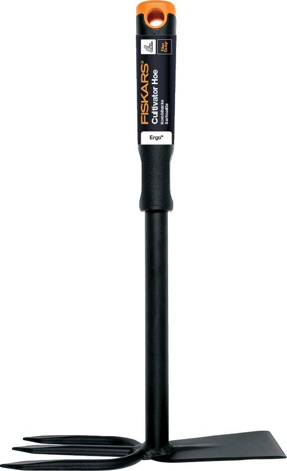 Miniatura 6 de Fiskars Ergo 1027030 - Azada de cultivador, hoja de azada afilada, longitud 12.0 in, hoja de acero resistente al óxido, mango de plástico,