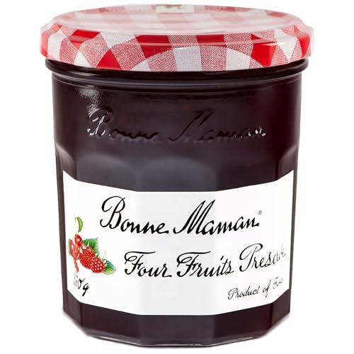 Image of Bonne Maman Four Fruits Preserve Marmalade Fruit Jam, 13 oz ℮ 370 g