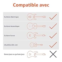 Amazon Basics Support de guitare pliable et réglable pour acoustiques et électriques, guitares basses et banjos, Noire - Les Beatles, Paul McCartney, John Lennon, RIngo Starr, George Harrison Amazon Basics Support de guitare pliable et réglable pour acoustiques et électriques, guitares basses et banjos, Noire – Image 4
