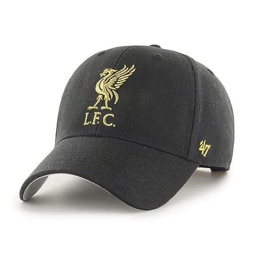 Casquette '47 FC Liverpool Black EPL Metallic Snapback pour supporter