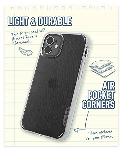 Image of Smartish iPhone 12 mini Slim Case - Gripmunk [Lightweight + Protective] Thin Cover (Silk) - Nothin' to Hide