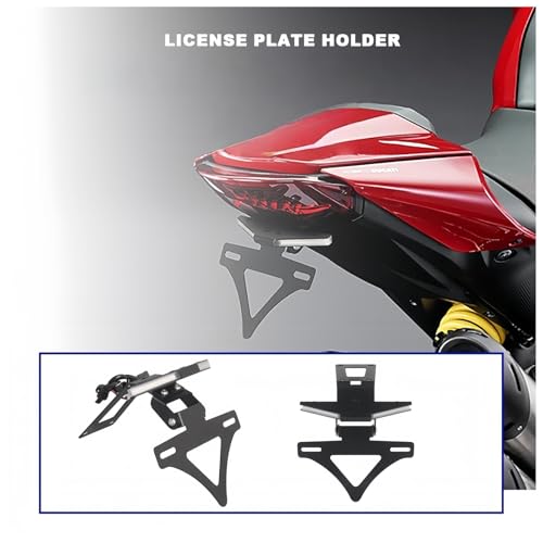 Support de plaque d'immatriculation moto courte et rigide Monster 950 - 2