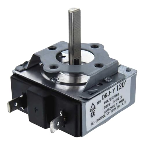 CHEFZOCO Temporizador Horno Teka, Reloj Temporizador para Horno Teka, Código 5211810261 5211810081 83140601 83140636 818600034, Compatible con Teka, Aspes, Edesa, Fagor, Thor, De Longhi, 120 Minutos