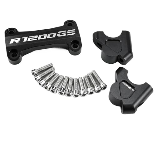 Rehausse Guidon pour BMW R1250GS et R1200GS LC Élévateur Noir en Aluminium