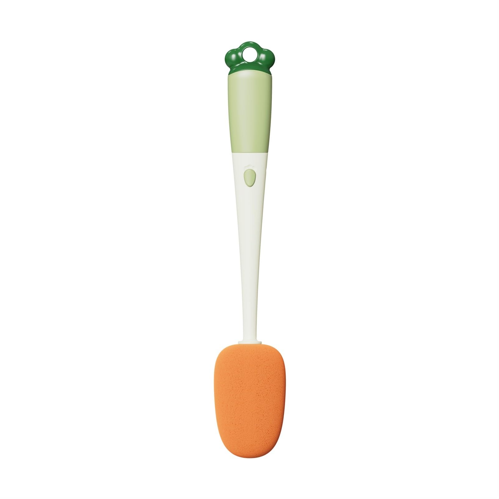 Esponjas Cepillo de Esponja Cocina Mango Largo Esponja Taza de Vidrio Cepillo de Limpieza Herramienta de Limpieza Esponja (Color : Green)