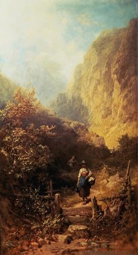 Pintura murales lienzo Nix Ist: lienzo decorativo de alta calidad y acabado vintage de 60x90