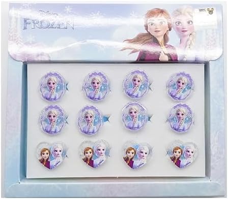 Colors Frozen 12P Plastic Ring 3 HZF2880