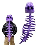 Tanxier Dinosaur Skelett Kostüm Kinder,Kostüm Mit Soundeffekt Für Mottopartys | Halloween Verkleidung | Erwachsene Content Creator Theaterdarsteller Schultheater Themenevents Comic Conventions