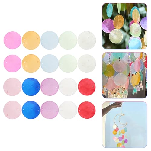 Tranches naturelles de coquillages pour boucles d'oreilles nacrées - 2