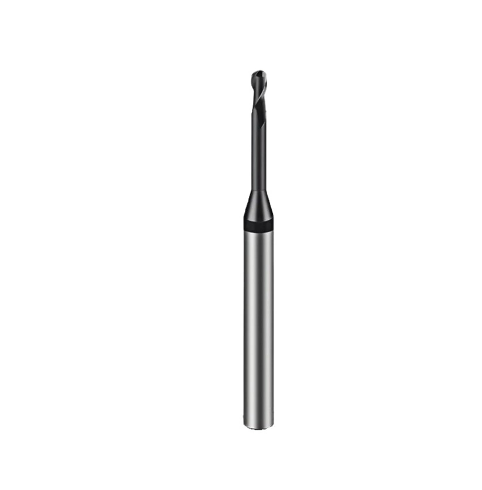 Fresa de bola HRC60 para mecanizado de moldes con micro diámetro R0.4 y 2 flautas