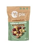 Yupik Weekend Mix, 164 g, Gluten-Free, Kosher, Non-GMO, Guilt-Free Snack, Sweet & Salty Nuts, Pistachios, Macadamia Nuts & Cranberries, Healthy Trail Mix