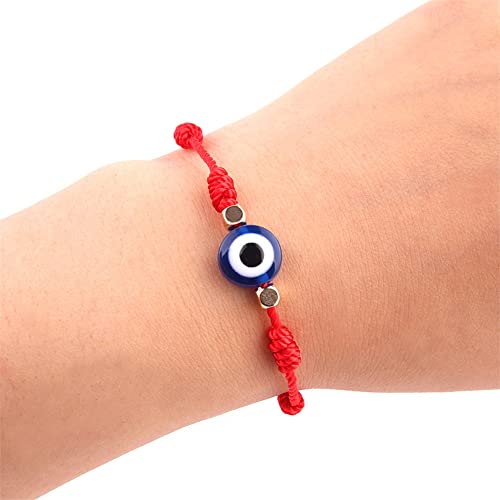 Evil Eye Necklace Bracelet for Couples Lucky Ojo Protection Blue Glass Turkish Evil Eye Bracelet Necklace for Women Men Bff Friendship Jewelry4