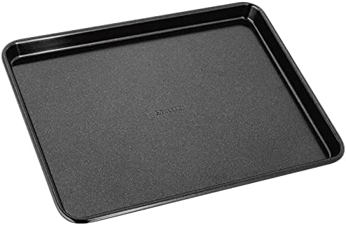 Stellar SB46 Small Non-Stick Baking Tray with Lip 24cm x 18cm x 1.5cm, Heavy Duty, Dishwasher Safe - Non-Stick Warranty with 5 Year Guarantee