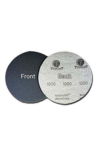 Trucut Sanding Pads | 3 Pack | 500, 1000, 2000 Grit | 5" Diameter | Sanding Pads Made For Bowling Balls | Surface Management | Bowling Ball Restoration | Bowling Supplies & Accessories #TOP2