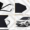 EcoNour Windshield Cover for Ice and Snow | Enhanced 600D Oxford Fabric Windshield Cover for Any Weather | Water, Heat & Sag-Proof Car Windshield Snow Cover | (69 x 42 inches) (Pack of 2) #4